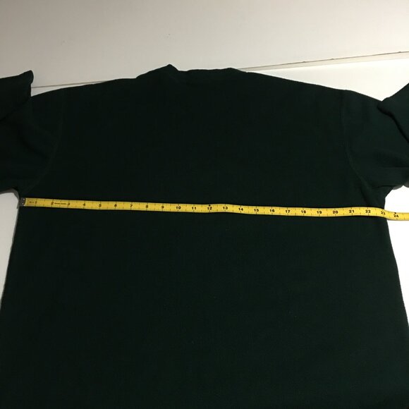 South Florida Bulls USF Sweatshirt Mens Medium Fleece Crewneck Pullover Green - Picture 6 of 7